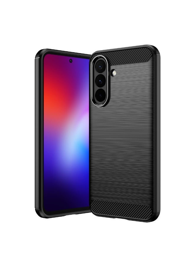 جراب Samsung Galaxy A27 – كفر حماية أرمور مقاوم للصدمات بتصميم ألياف كربون مع سطح مانع للانزلاق وTPU نحيف – حماية قوية - Image 1