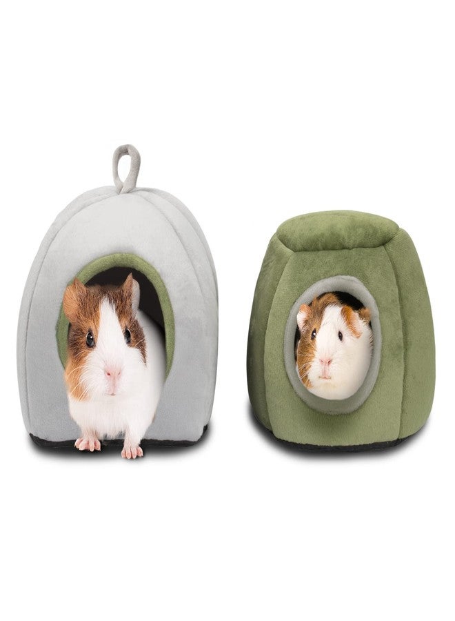YUEPET Guinea Pig Beds 2 Pack - Washable Guinea Pig Cage Accessories Small Animal Bed Hideout for Guinea Pig, Chinchilla, Hamsters, Hedgehog - Image 1
