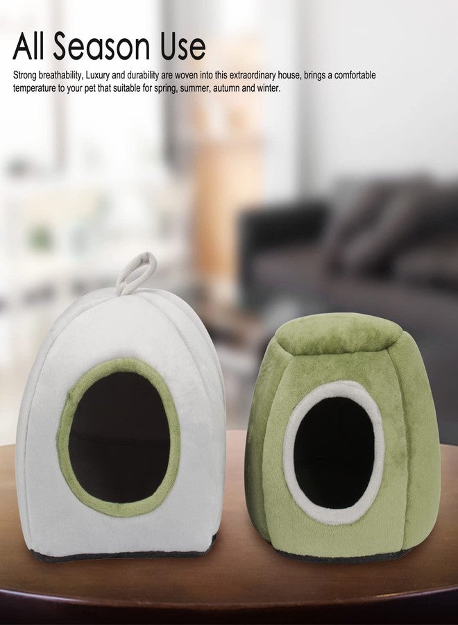 YUEPET Guinea Pig Beds 2 Pack - Washable Guinea Pig Cage Accessories Small Animal Bed Hideout for Guinea Pig, Chinchilla, Hamsters, Hedgehog - Image 4