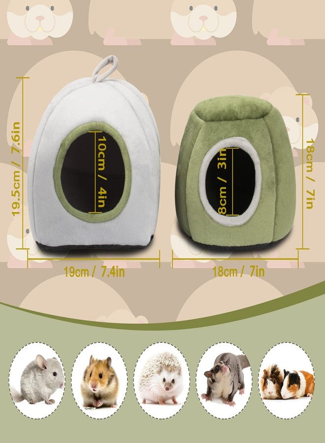 YUEPET Guinea Pig Beds 2 Pack - Washable Guinea Pig Cage Accessories Small Animal Bed Hideout for Guinea Pig, Chinchilla, Hamsters, Hedgehog - Image 2