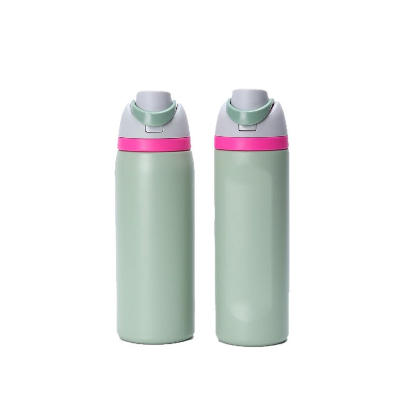 304 Stainless Steel Vacuum Tumbler with Dual Drinking Spout, Portable Sports Water Bottle - Image 4