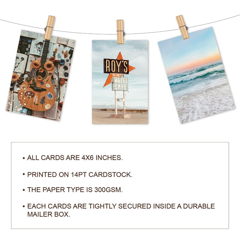 PROCIDA Wall Collage Kit for Teen Girls, Cute Aesthetic Room Decor, Boho Pictures Posters Aesthetic Wall Decor for Teen Girls Room 50 Set 4x6 Inch - Image 5