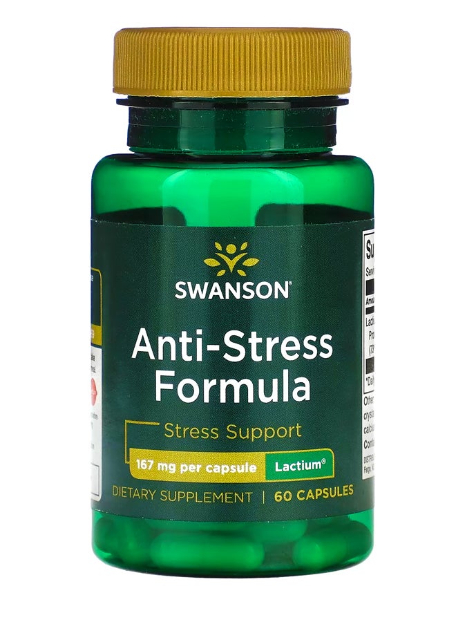 سوانسون تركيبة مضادة للإجهاد ، 167 ملجم ، 60 كبسولة