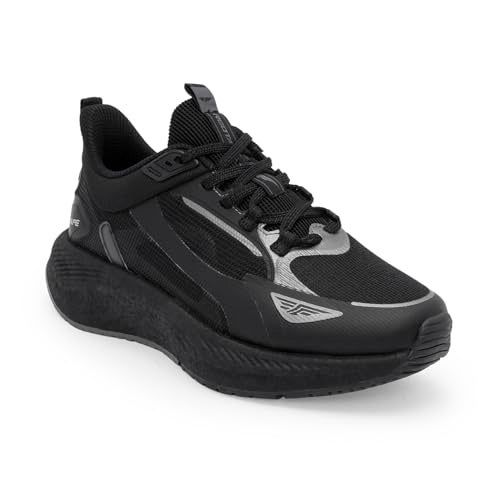 Red Tape Athleisure Sports Shoes for Women | Soft Cushioned Insole, Slip-Resistance, Dynamic Feet Support, Arch Support, Superior Bounce, Enhanced Comfort & Impact Mitigation Black - Image 1