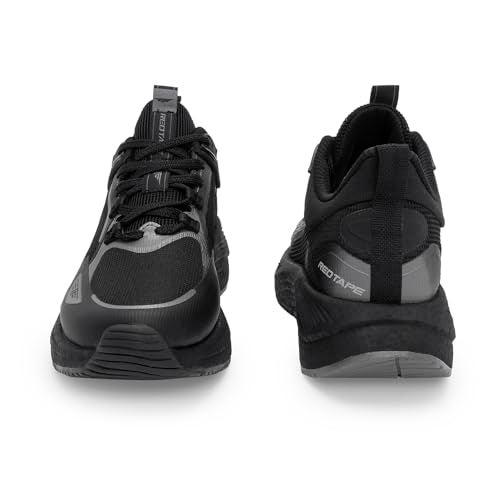 Red Tape Athleisure Sports Shoes for Women | Soft Cushioned Insole, Slip-Resistance, Dynamic Feet Support, Arch Support, Superior Bounce, Enhanced Comfort & Impact Mitigation Black - Image 4