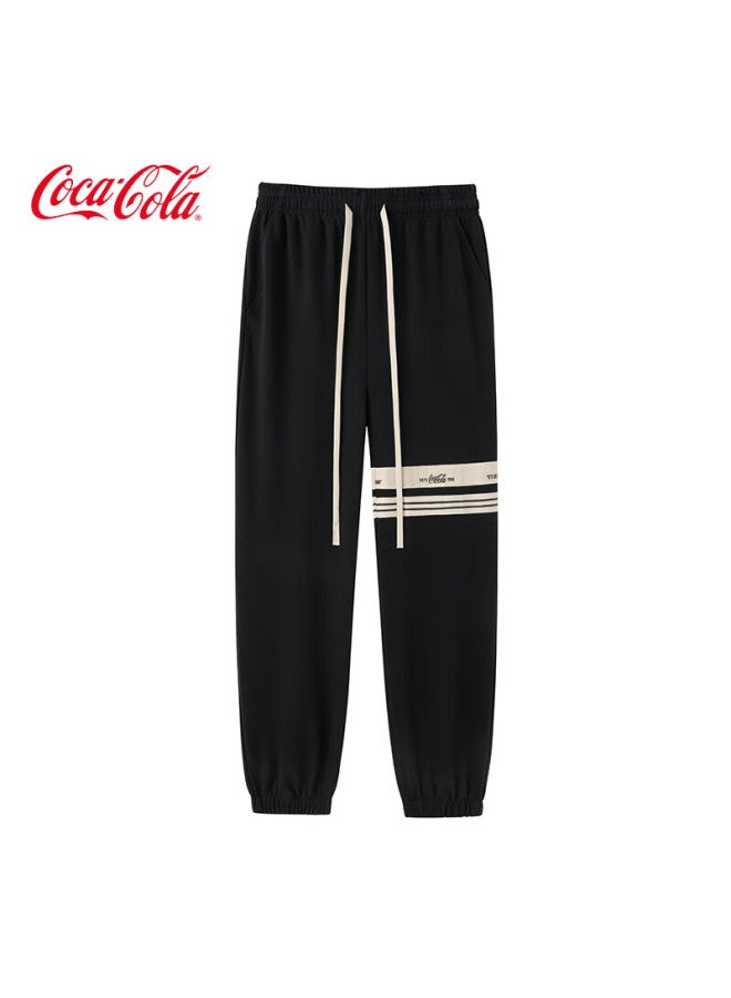 Coca-cola Men's Summer American Trend Sports Pants Black L - Image 1