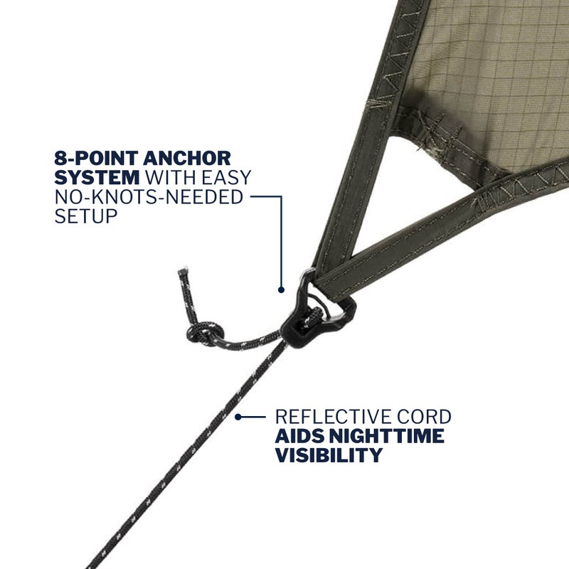 ENO, Eagles Nest Outfitters DryFly Rain Tarp, Ultralight Hammock Accessory - Image 4