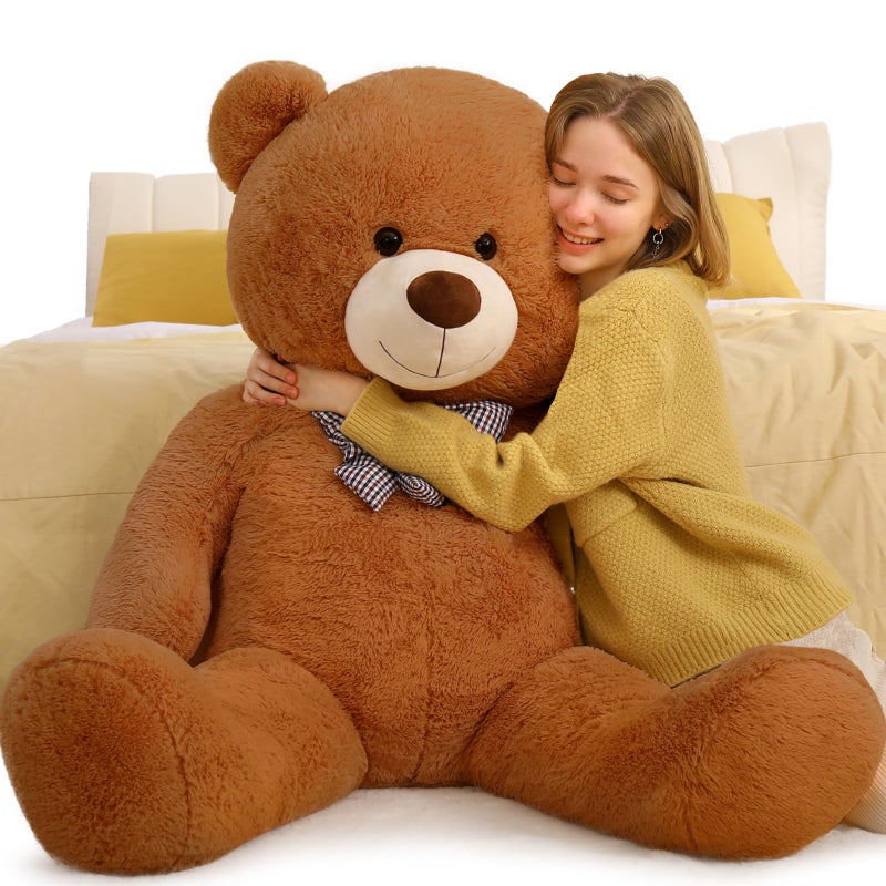 Toys Studio 47 Inch Big Teddy Bear Giant Teddy Bear Stuffed Animal 4ft Dark Brown Plush Toy for Baby Shower Party Decorations Kids Christmas Valentines Day Gifts - Image 2