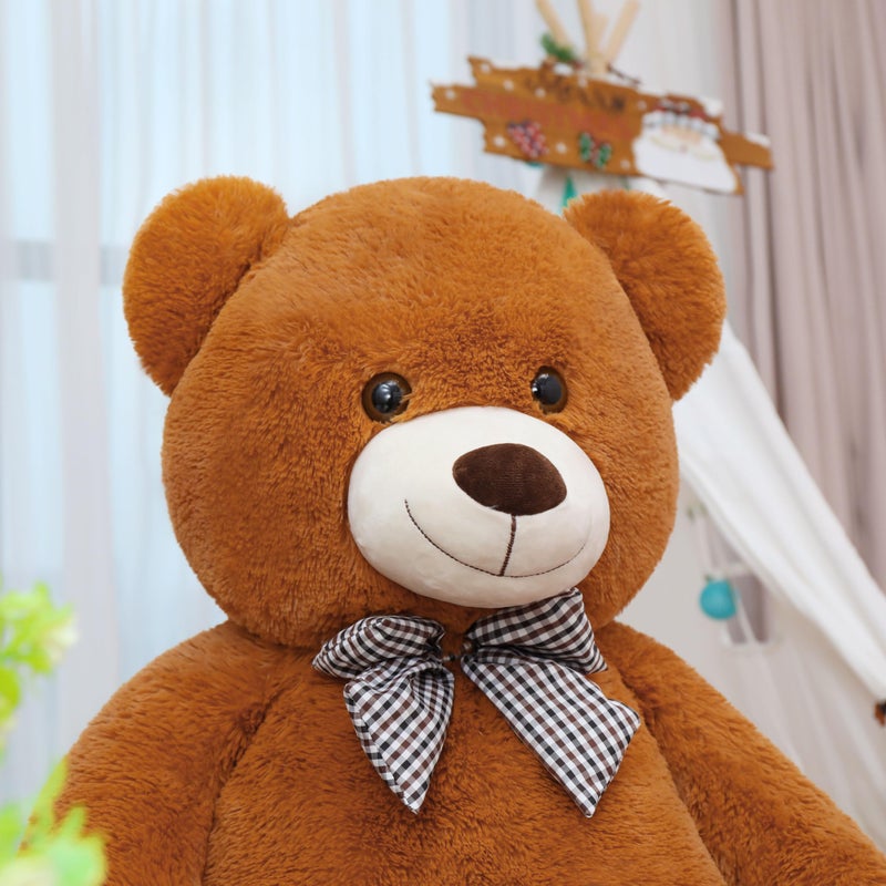 Toys Studio 47 Inch Big Teddy Bear Giant Teddy Bear Stuffed Animal 4ft Dark Brown Plush Toy for Baby Shower Party Decorations Kids Christmas Valentines Day Gifts - Image 3