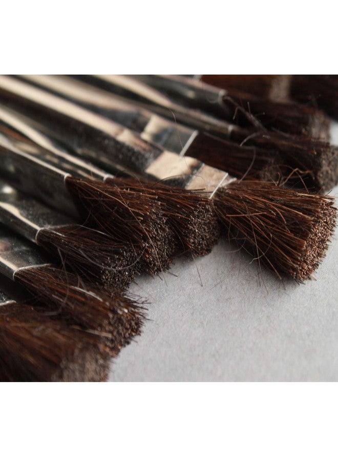 Universal Tool Acid Brush Set 6 Inch Metal Handle Apply Glues Hard Bristle 12pc - Image 3