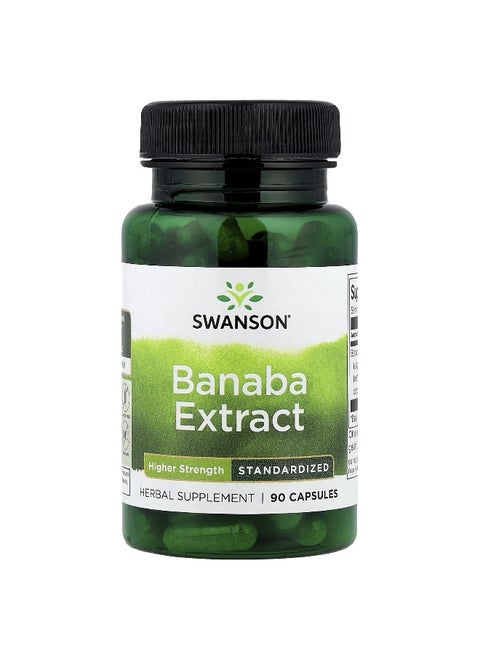 Swanson, Banaba Extract, 90 Capsules (60 mg per Capsule)