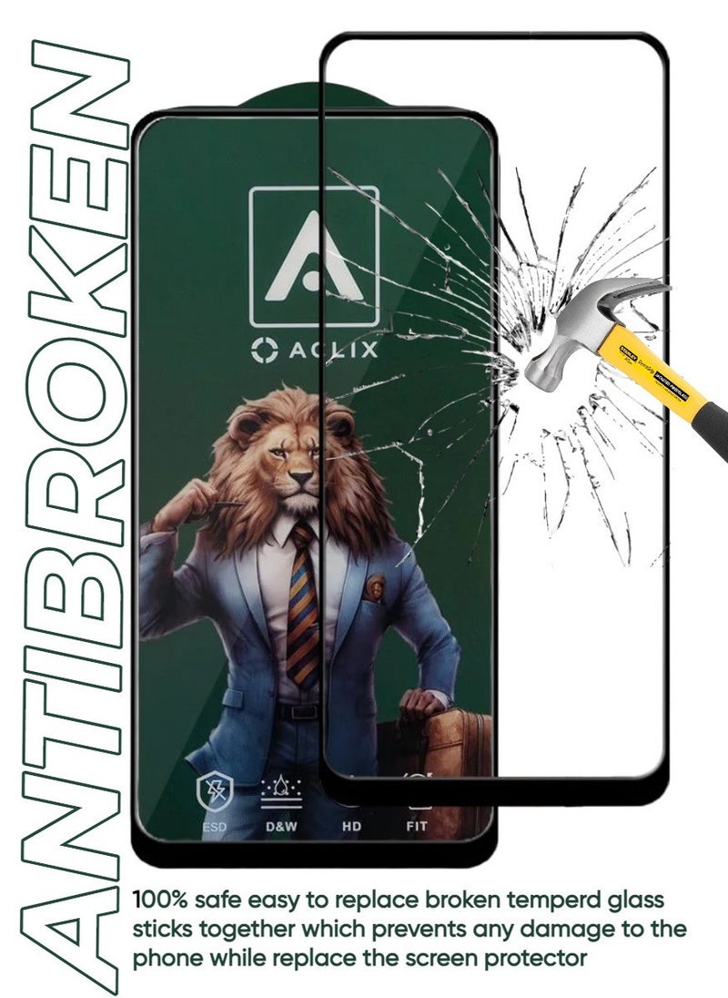 Antistatic ESD Dustproof Premium Quality High Definition Tempered Glass Screen Protector Designed For Oppo A52