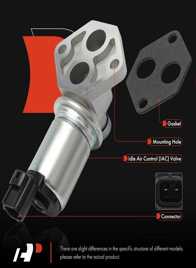 A-Premium Fuel Injection Idle Air Control Valve IAC - Compatible with Ford & Lincoln - 97-05 - Expedition, F-150, F-250, Blackwood, Navigator, LS & More - 3.0L 4.6L 5.4, for# F75Z9F715AA, F75Z9F715AB - Image 3