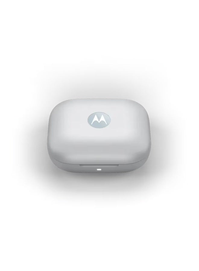 موتو فحميات سماعات موتورولا لاسلكية Moto Buds Pro، متعددة الطبقات (ANC)، دأبلي اتوموس، صوت عالٍ الجودة (Hi-Res)، شحنة سريعة، طاقة طويلة الأجل، مقاومة للماء، أزرق الجليد - Image 3