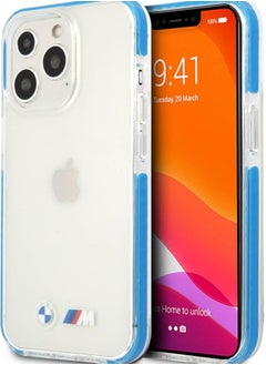 BMW Bmw M Collection Pc/Tpu Hard Case With Blue Tpe Edges For Iphone 13 Pro Max (6.7") - Transparent  - Image 2