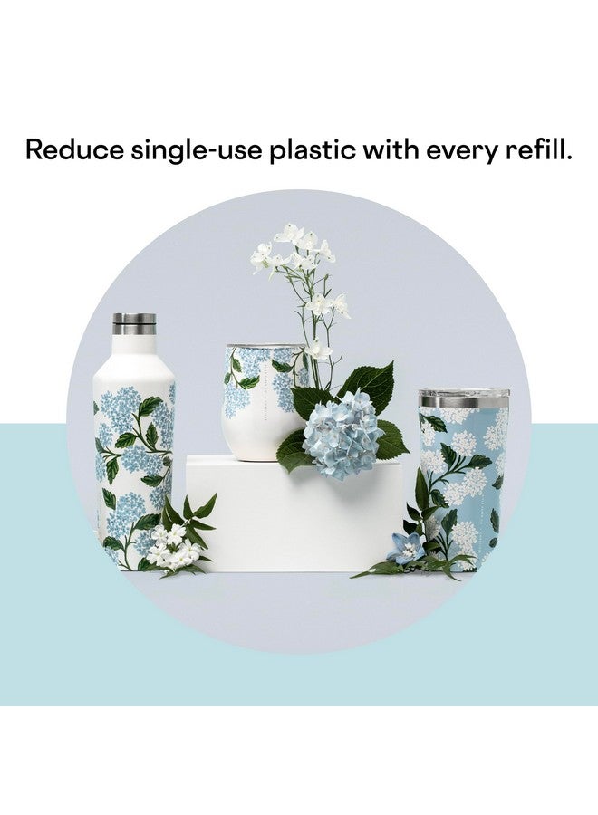 CORKCICLE كوب سفر من تومبلر ريفل بيبر كو. معزول ثلاثي من الفولاذ المقاوم للصدأ، خالي من BPA، يحافظ على المشروبات باردة لمدة 9 ساعات وساخنة لمدة 3 ساعات، 16 أونصة، هيدرانجيا - Image 5