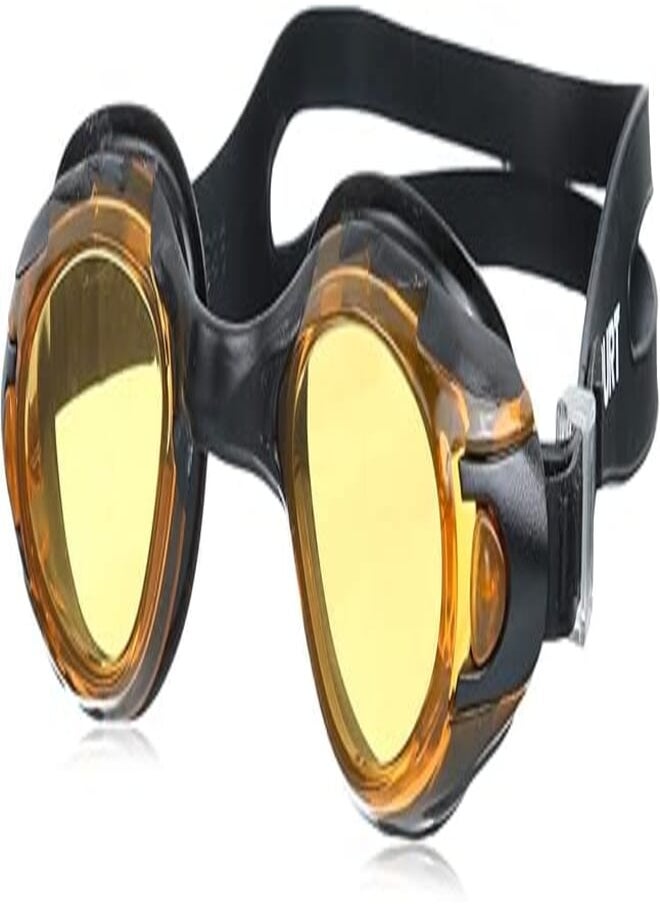 Spurt SPURT Swimming Goggles with Orange Lenses TP158AF Black 