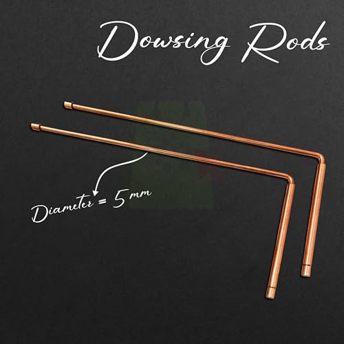 TREE MAISON CORONATING HOMES Copper Dowsing L- Rods Pair |Diameter-5 MM | Set of Board & Brass Pendulum| Aura Energy Checker | Finding Underground Water & Geopathic Stress | Dowser | Pendulum Assorted - Image 4