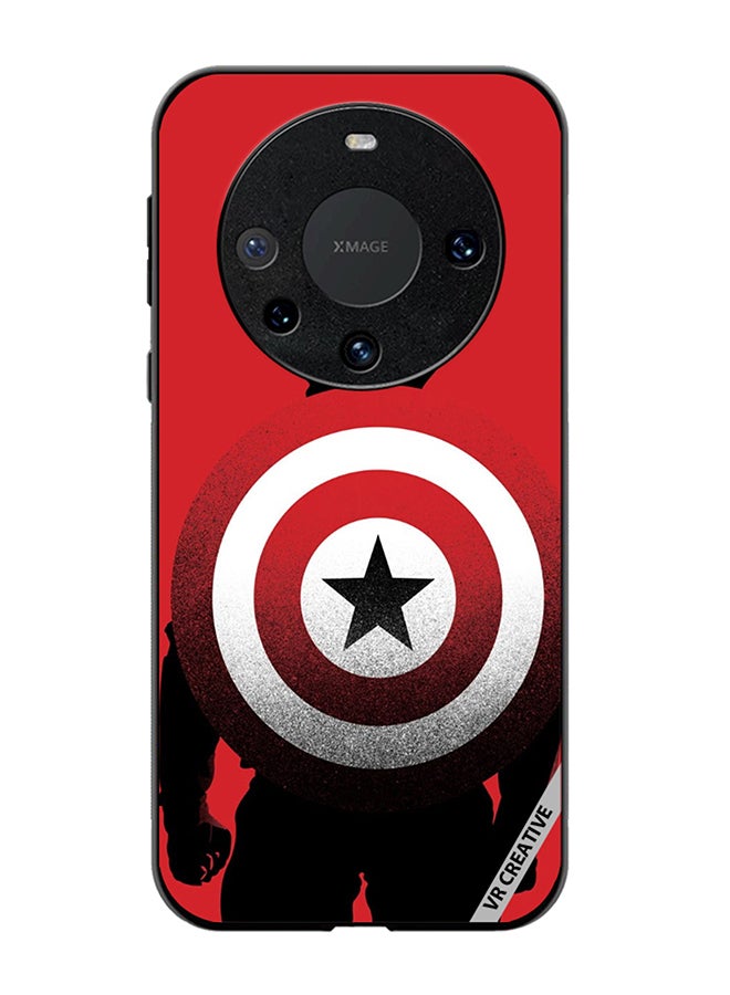 VR CREATIVE Protective Case Cover For Huawei Mate 60 Captain America Design Multicolour - Image 1