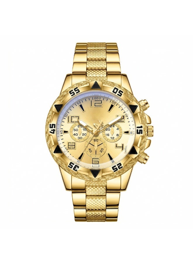 syta Six watches + leather gift box，Men's steel bracelet fashion party outfit watch  Water-proof watch，Business men's watches，Men's gifts ，Gentlemen's Gift Box - Image 3