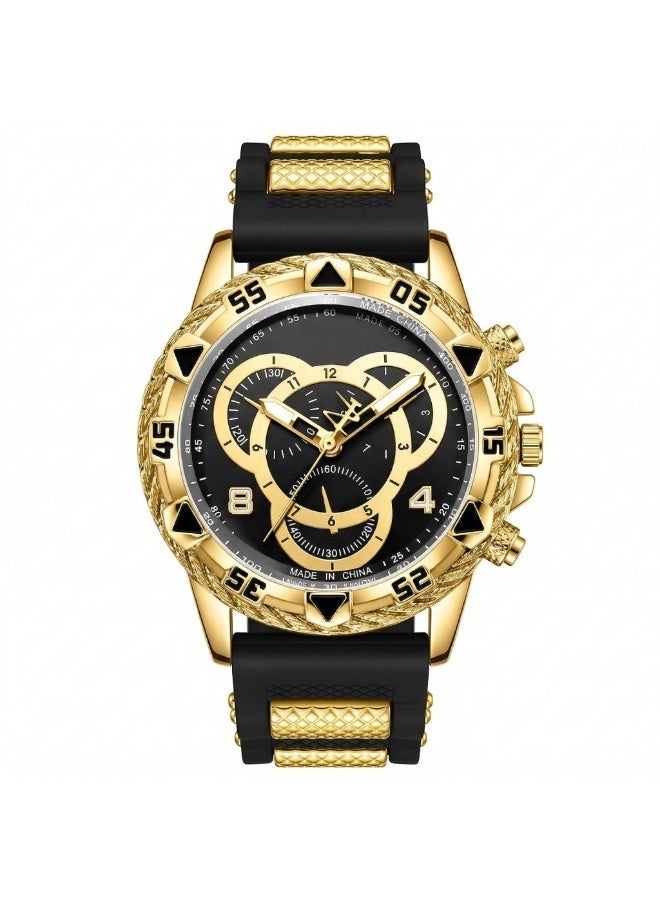 syta Six watches + leather gift box，Men's steel bracelet fashion party outfit watch  Water-proof watch，Business men's watches，Men's gifts ，Gentlemen's Gift Box - Image 5