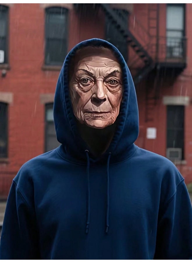 The 3D Jeddah mask is made of breathable, stretchy fabric, ideal for role-playing, face-slapping, tricks, dust protection, themed parties, stage performances, and funny costumes. - Image 4