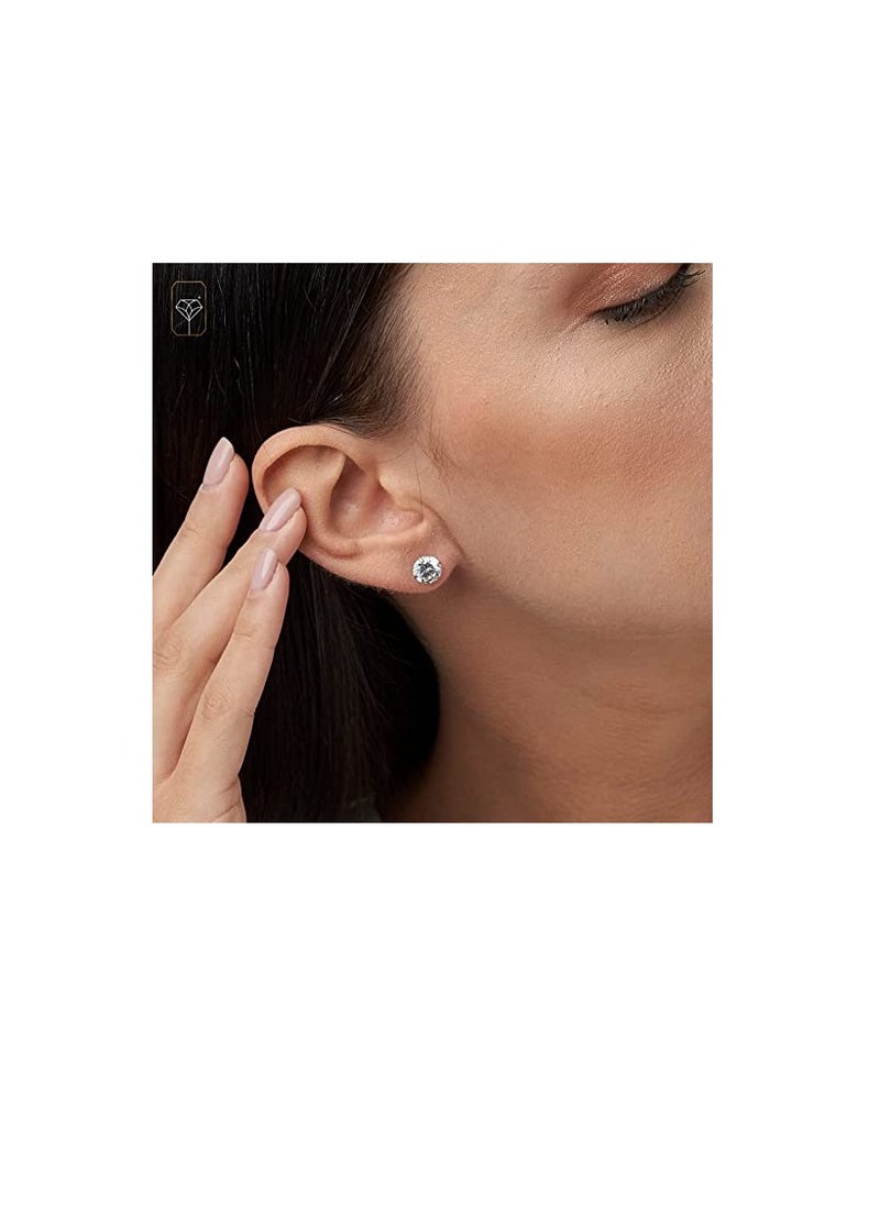 BUTTERFLY Earring With A Single Zircon Stud - Stud (gold)  - Image 3