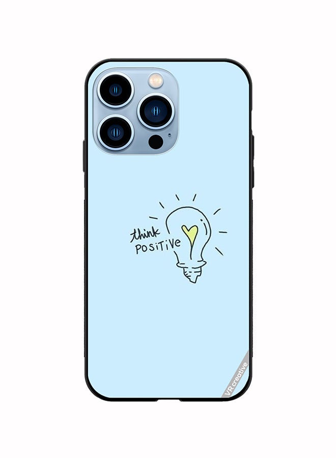 VR CREATIVE Protective Case Cover For Apple iPhone 14 Pro Max Think Positive Design Multicolour - Image 1