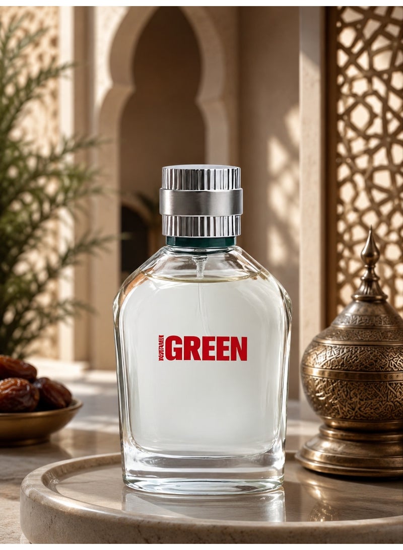 في في لوف عطر رجالي عطري برائحة الأوراق الخضراء/100 مل/3.4 أونصة سائلة - Image 2