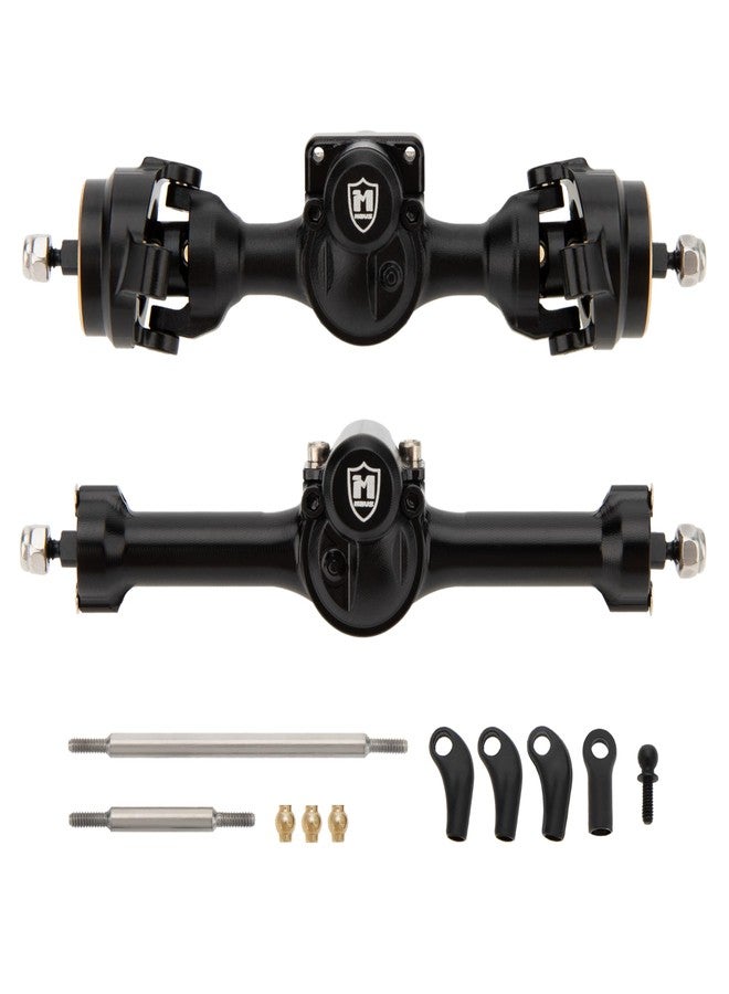 MEUS RACING محاور MEUS RACING +3mm ISO SCX30 مع نظام CVD ثلاثي الأجزاء لترقيات سيارات الزحف Axial 1/30 SCX30 RC (أسود) - Image 1