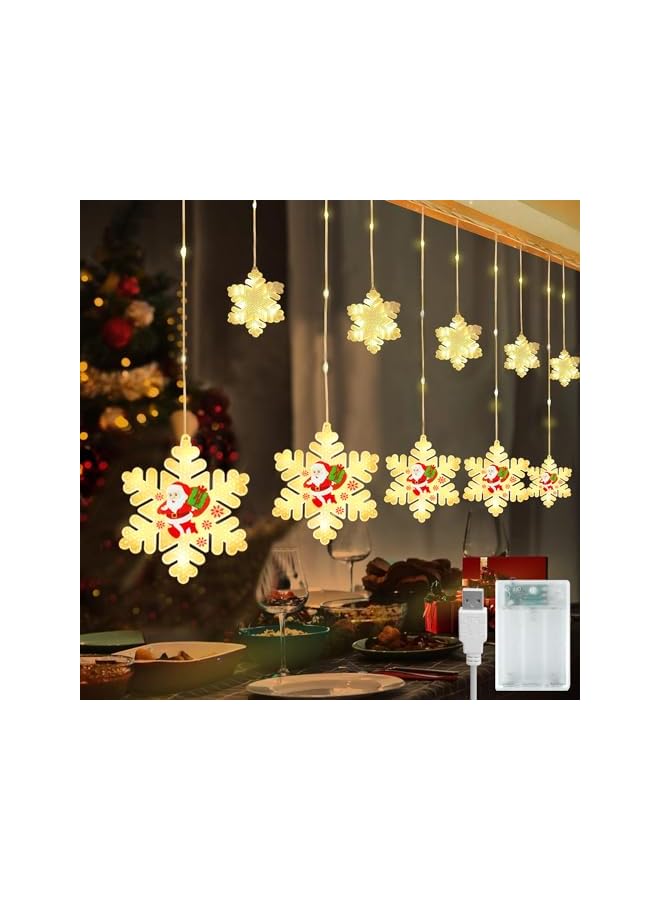 The Bros Christmas lights, Indoor and Outdoor Christmas Decorations for Home Warm White Fairy Lights Operated with USB and Battery  - Image 2