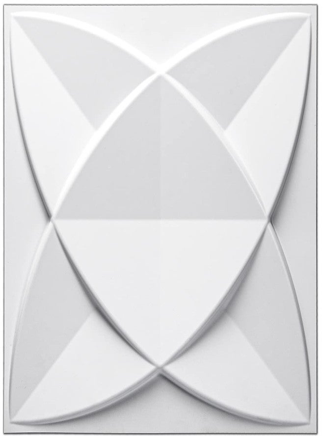 Art3d Decorative Textured PVC 3D Wall Panels for Interior Wall Decor in Living Room, Bedroom in White, Pack of 33 Tiles, 32Sq.Ft - Image 1