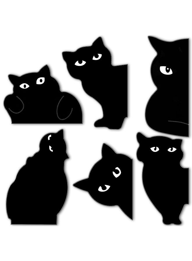 Peachjoy علامات كتاب مغناطيسية، 6 قطع علامات كتاب قطة لطيفة، علامة كتاب قطة، مجموعة علامات صفحات مغناطيسية قطة، علامات كتاب مغناطيسية لطيفة لقطة، لمعلمي وطلاب ومحبي الكتب - Image 2