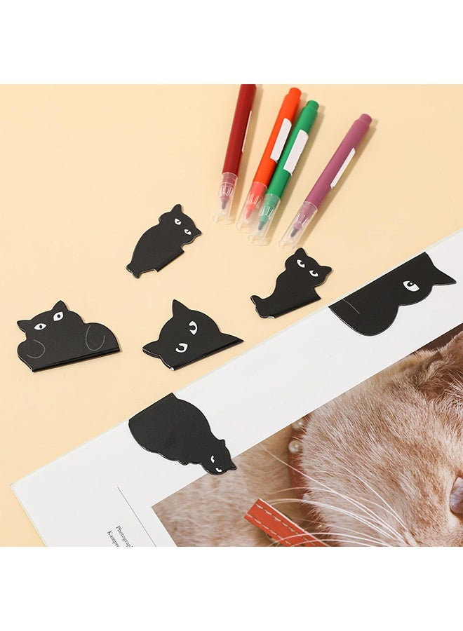 Peachjoy علامات كتاب مغناطيسية، 6 قطع علامات كتاب قطة لطيفة، علامة كتاب قطة، مجموعة علامات صفحات مغناطيسية قطة، علامات كتاب مغناطيسية لطيفة لقطة، لمعلمي وطلاب ومحبي الكتب - Image 4