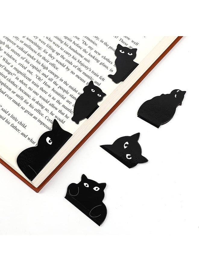 Peachjoy علامات كتاب مغناطيسية، 6 قطع علامات كتاب قطة لطيفة، علامة كتاب قطة، مجموعة علامات صفحات مغناطيسية قطة، علامات كتاب مغناطيسية لطيفة لقطة، لمعلمي وطلاب ومحبي الكتب - Image 1