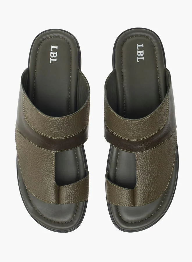 LBL by Shoexpress Men Textured Slip-On Arabic Sandals