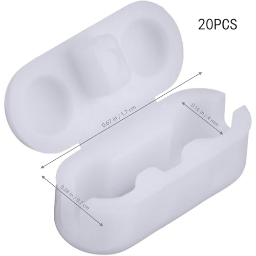 Pangda 20 Pcs Vertical Chain Connector for Roman Blinds Replacement Clips for Chain and Cord(Plastic,Classic) - Image 2
