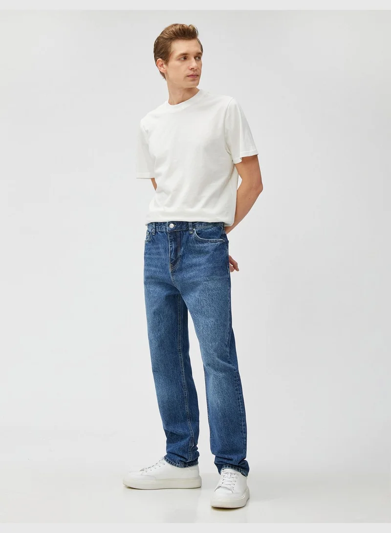 كوتون Steve Loose Fit Cotton Jeans