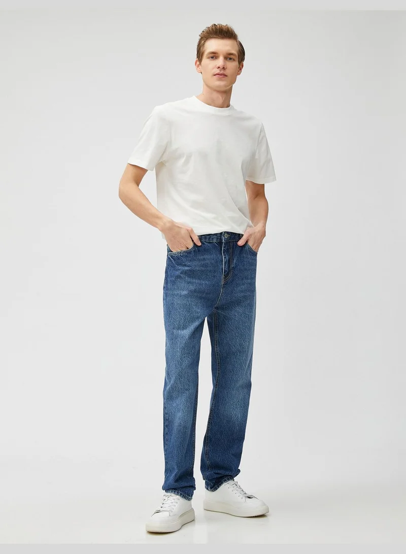كوتون Steve Loose Fit Cotton Jeans