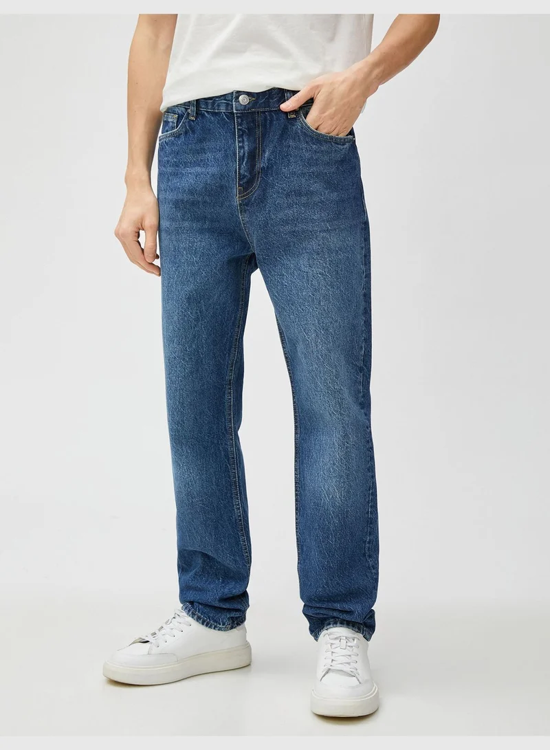 كوتون Steve Loose Fit Cotton Jeans