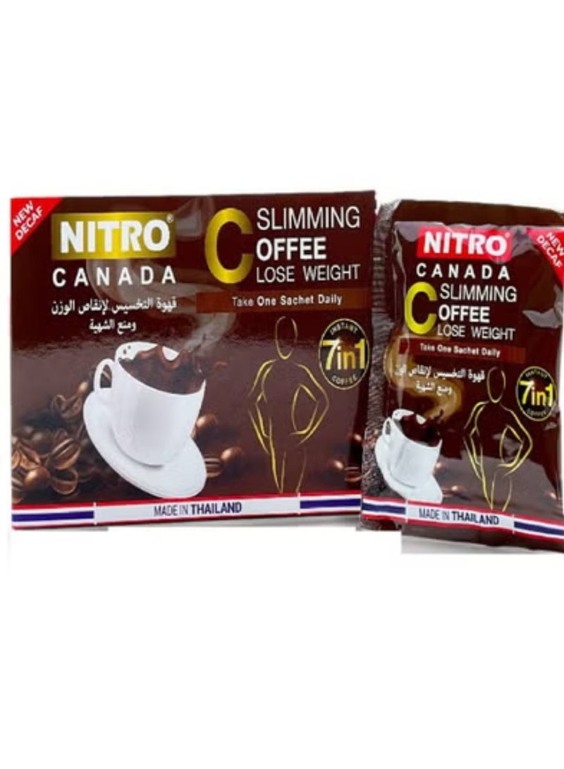 نيترو كندا قهوة التخسيس لانقاص الوزن ومنع الشهية  12 كيس 15X جرام - Image 1