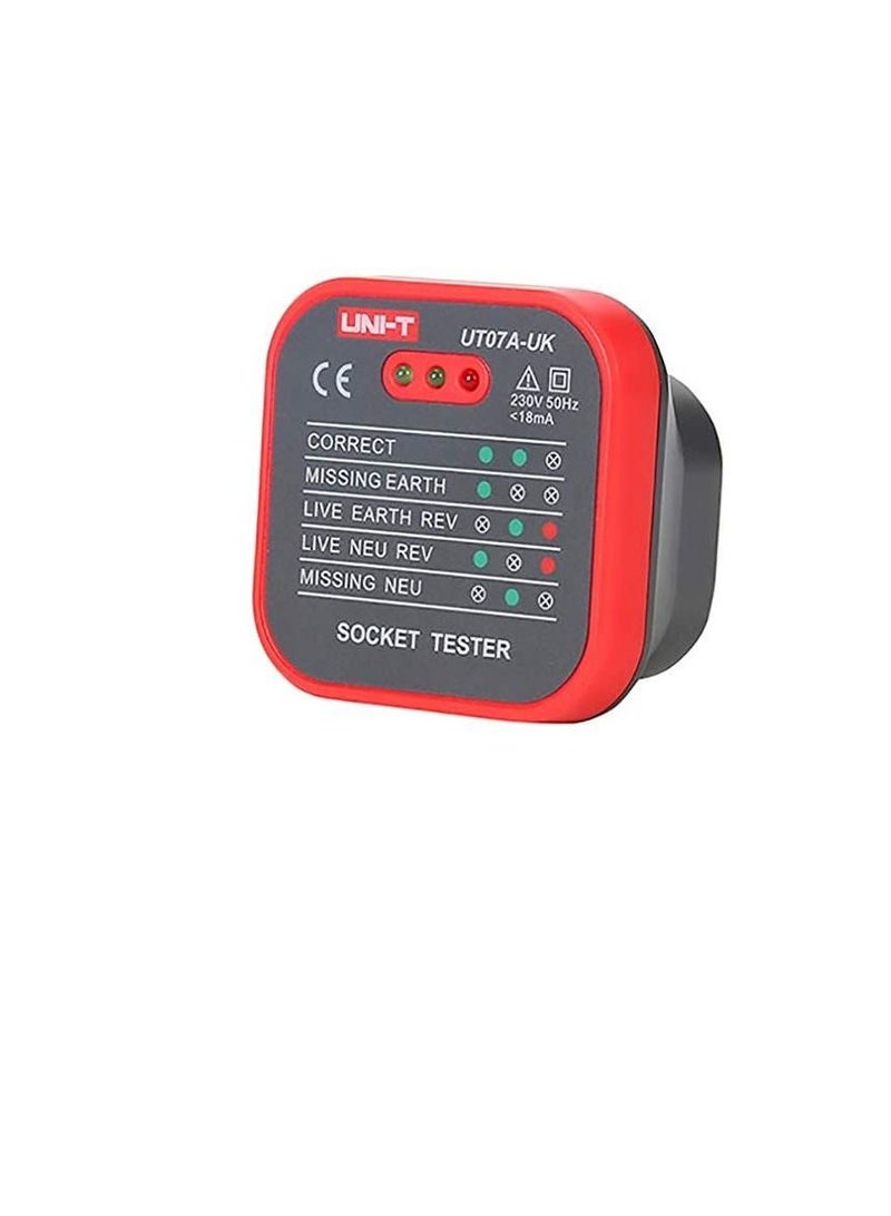 يوني تي UNI-T UT07A ، جهاز اختبار المقبس 230VAC  - Image 1