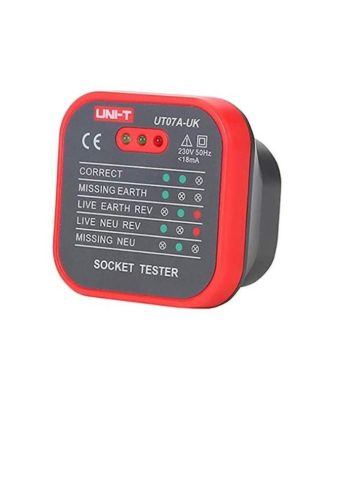 يوني تي UNI-T UT07A ، جهاز اختبار المقبس 230VAC  - Image 3
