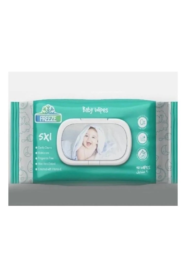 Freez Freeze wet wipes without perfume, 120 wipes 