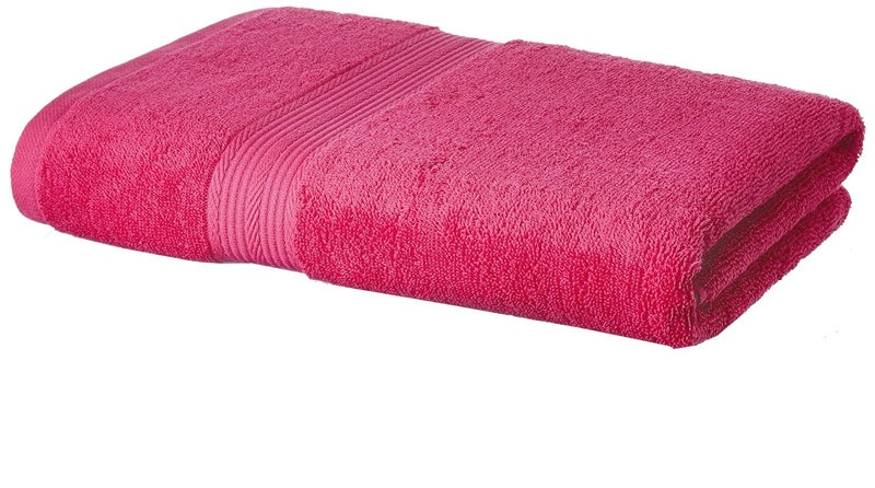 Status Contract STATUS Towels for Bath, Towels for Bath Large Size | 300GSM | Bath Towel for Men/Women, Bathing Towel, Towels for Bath Women/Men,Terry 100% Cotton 1 pc (RED)(color may vary due to photographic affect) - Image 5