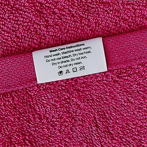Status Contract STATUS Towels for Bath, Towels for Bath Large Size | 300GSM | Bath Towel for Men/Women, Bathing Towel, Towels for Bath Women/Men,Terry 100% Cotton 1 pc (RED)(color may vary due to photographic affect) - Image 3
