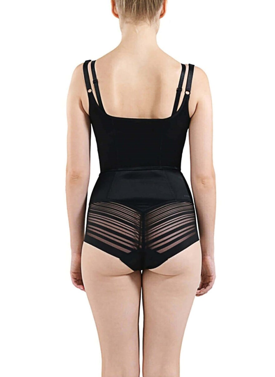 Blackspade Women Under Bust Corset Body Control - Tulle Detailed Black  - Image 3