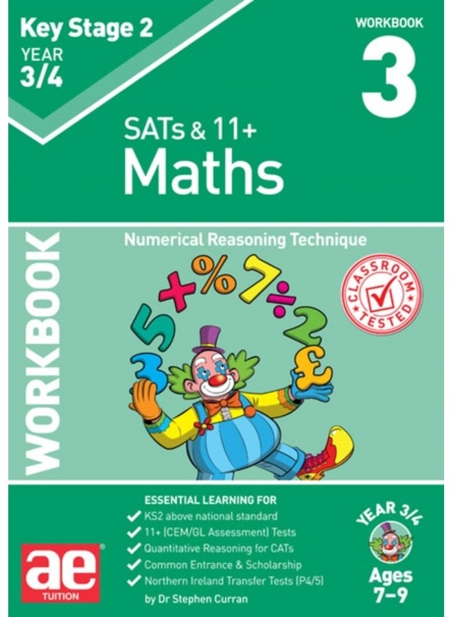 KS2 Maths Year 3 4 Workbook 3 Numerical Reasoning Technique - Paperback