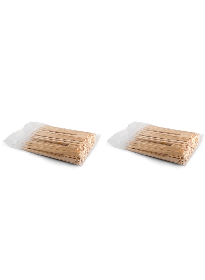 Falconpack Falcon Bamboo Paddle Picks 9 CM (1 Pack X 100 Pieces) - Image 1