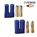 FLY RC 10 Pairs Amass EC5 Banana Plug Connectors Female Male 50mm Gold Bullet Connector for RC ESC LIPO Battery Device Electric Motor - Image 4